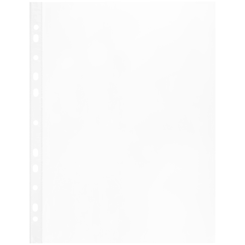 Папка-вкладыш с перфорацией СТАММ, А4, 25мкм, глянцевая Папка-вкладыш с перфорацией СТАММ, А4, 25мкм, глянцевая