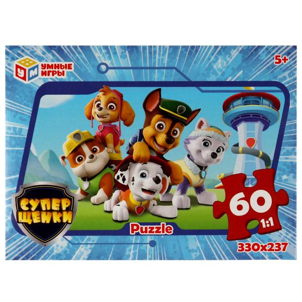 Суперщенки. Puzzle 60. 190х141х35мм. Умные игры Суперщенки. Puzzle 60. 190х141х35мм. Умные игры