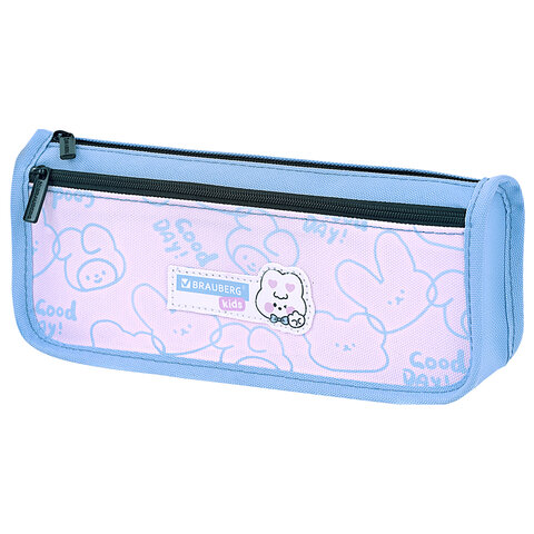 Пенал мягкий BRAUBERG KIDS, 2 отделения, полиэстер, "Bunny", 22x10x6 Пенал мягкий BRAUBERG KIDS, 2 отделения, полиэстер, "Bunny", 22x10x6