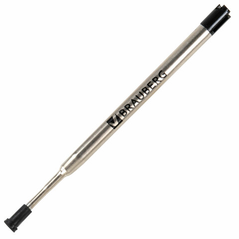 Стержень шариковый масляный BRAUBERG, ЧЕРНЫЙ, тип PARKER, 98 мм, металлический Стержень шариковый масляный BRAUBERG, ЧЕРНЫЙ, тип PARKER, 98 мм, металлический