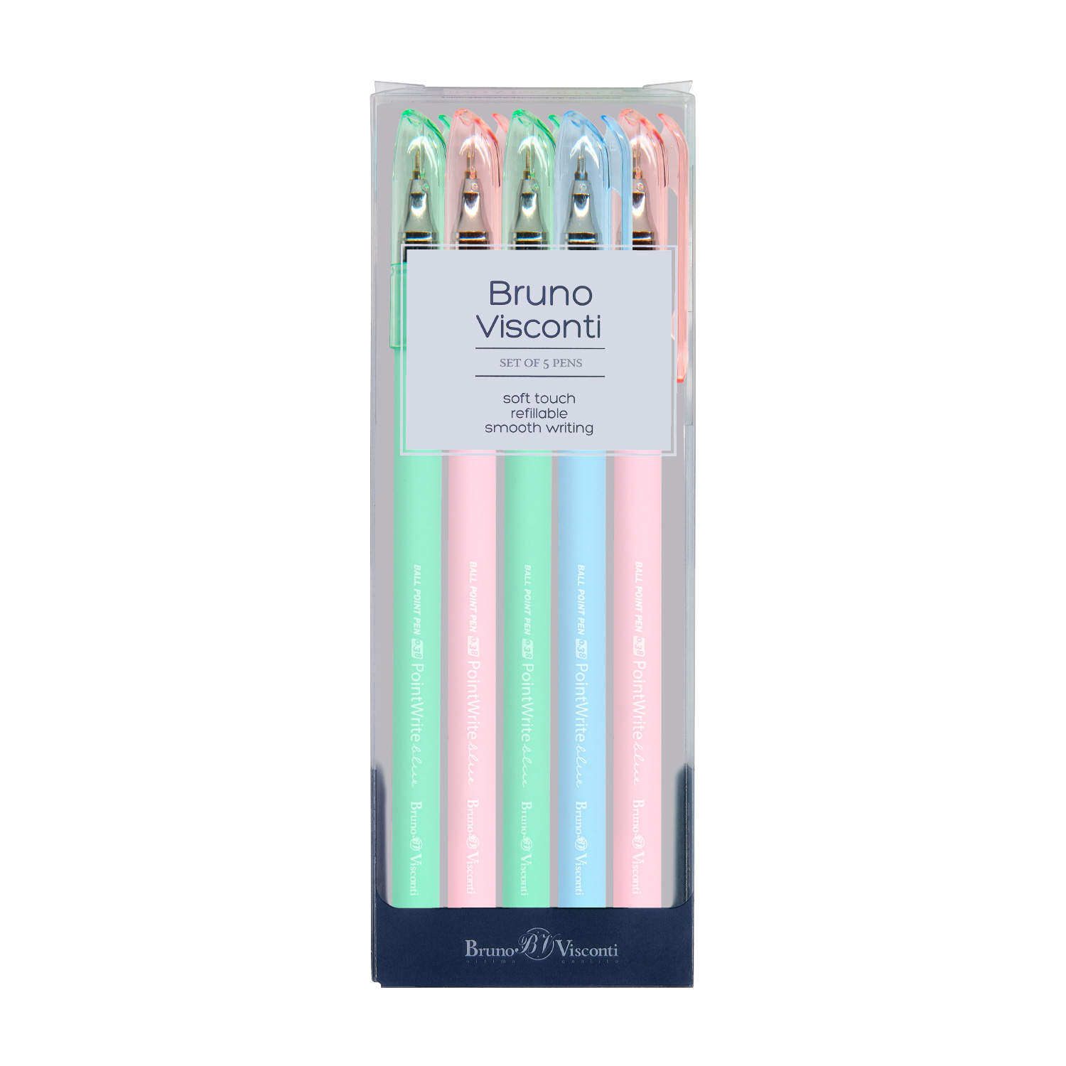 НАБОР ИЗ 5-ТИ РУЧЕК "PointWrite.ZEFIR" ШАРИКОВЫХ 0.38 ММ, СИНЯЯ НАБОР ИЗ 5-ТИ РУЧЕК "PointWrite.ZEFIR" ШАРИКОВЫХ 0.38 ММ, СИНЯЯ