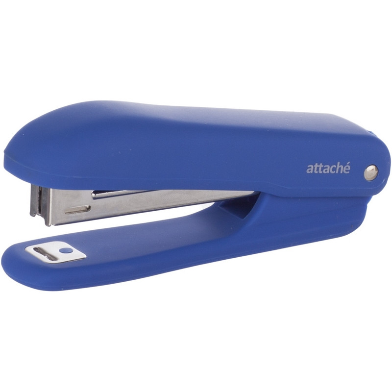 Степлер Attache Comfort до 12 лис., soft touch покрыт, синий,№10 971626 Степлер Attache Comfort до 12 лис., soft touch покрыт, синий,№10 971626