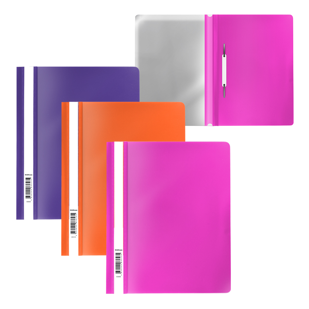 Папка-скоросшиватель пластиковая Erich Krause® Soft Caribbean Sunset, A5+, Папка-скоросшиватель пластиковая Erich Krause® Soft Caribbean Sunset, A5+,