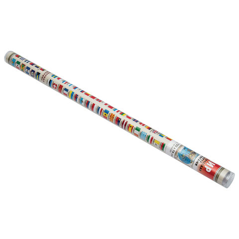 Карта настенная "Мир. Политическая карта с флагами", М-1:30 млн., Карта настенная "Мир. Политическая карта с флагами", М-1:30 млн.,