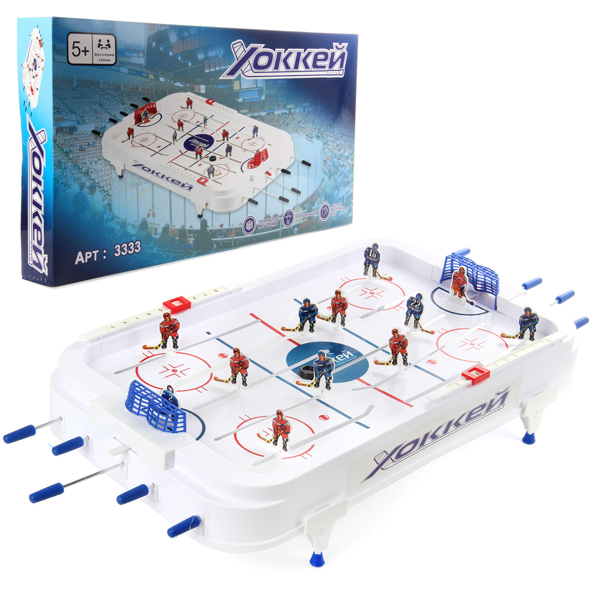 Настольная игра "Хоккей" Настольная игра "Хоккей"