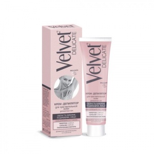 Velvet Крем-депилятор для чувствительной кожи деликатных зон, 100мл/16шт, Velvet Крем-депилятор для чувствительной кожи деликатных зон, 100мл/16шт,