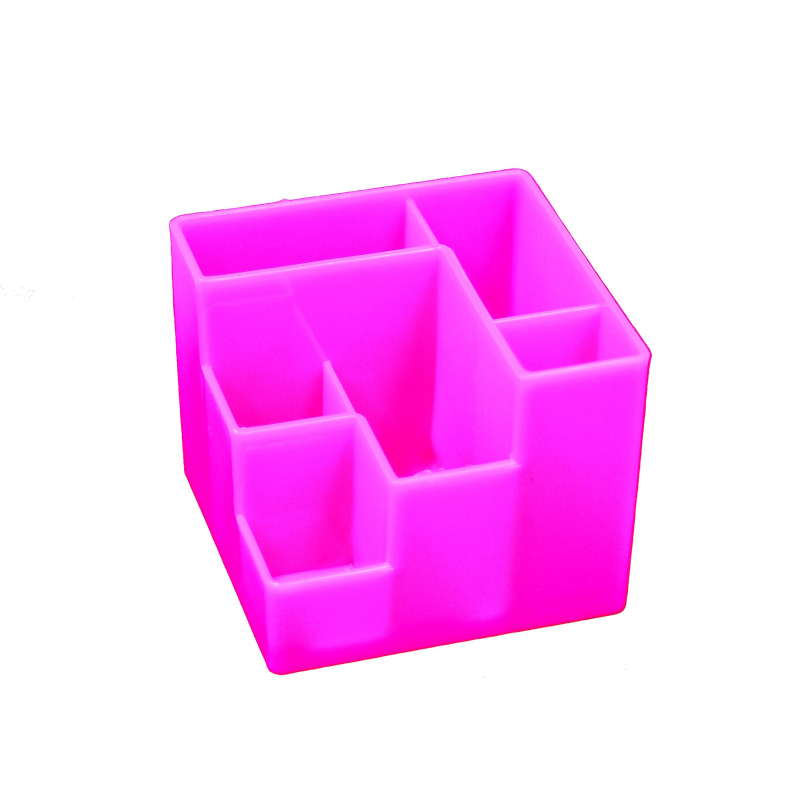 Подставка для канцелярских мелочей Attache Fantsy 6 отд роз 120х120х100мм. Подставка для канцелярских мелочей Attache Fantsy 6 отд роз 120х120х100мм.