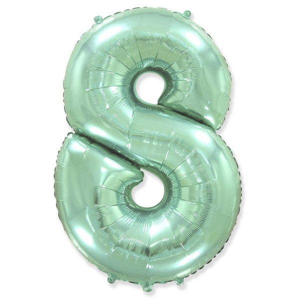 Фигура Цифра 8 Пастель Mint 40"/102см Фигура Цифра 8 Пастель Mint 40"/102см