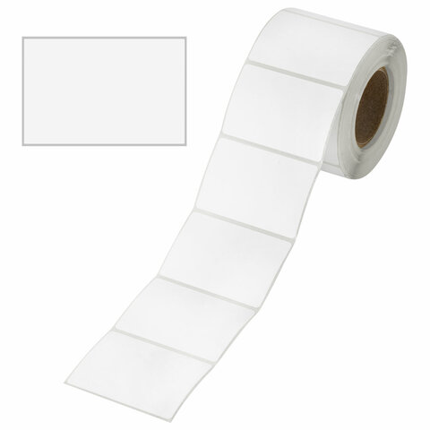 Этикетка ТермоЭко (58х40 мм), 700 этикеток в ролике, прозрачная подложка, Этикетка ТермоЭко (58х40 мм), 700 этикеток в ролике, прозрачная подложка,