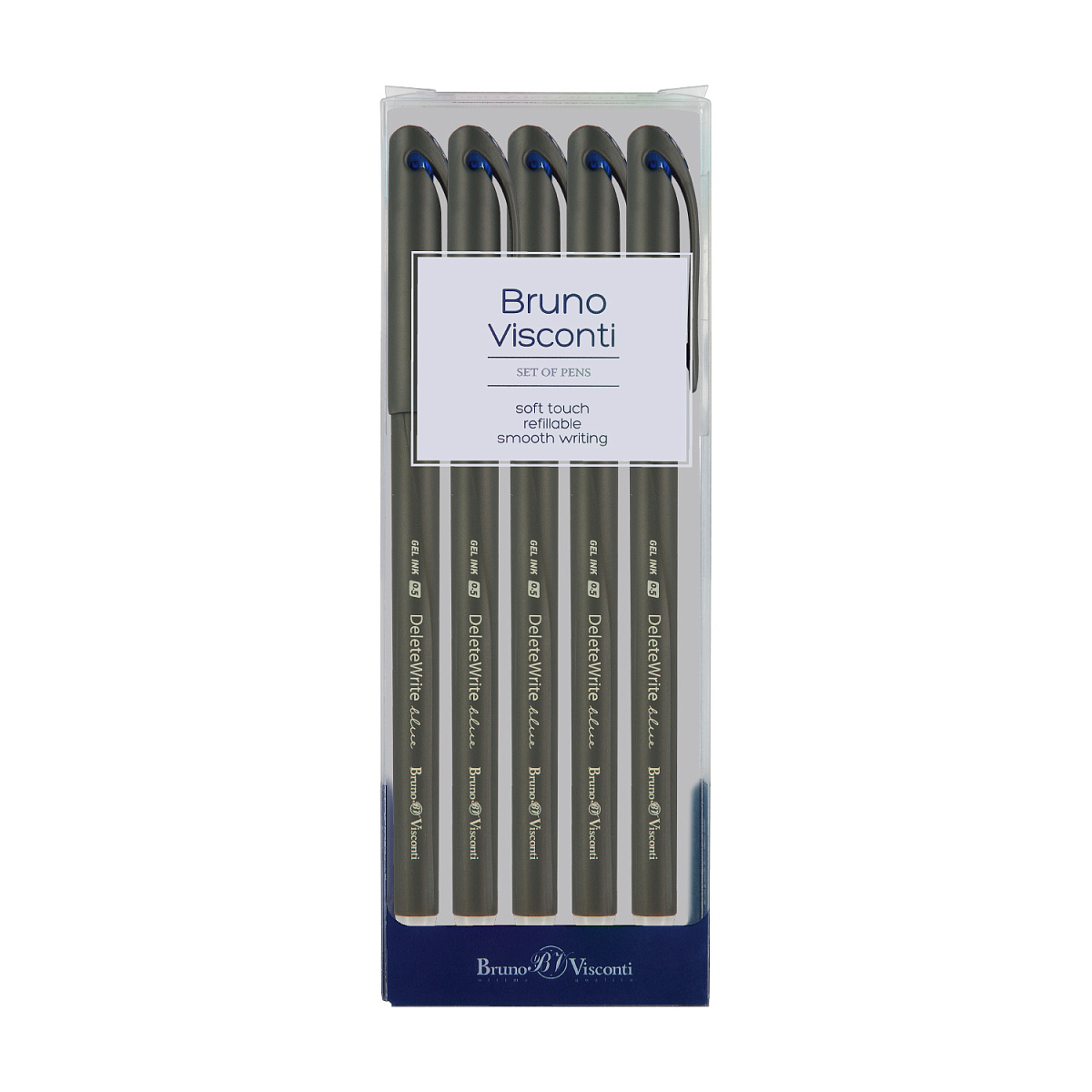 НАБОР ИЗ 5-ТИ РУЧЕК "DeleteWrite" СО СТИРАЕМЫМИ ЧЕРНИЛАМИ 0.5 ММ, НАБОР ИЗ 5-ТИ РУЧЕК "DeleteWrite" СО СТИРАЕМЫМИ ЧЕРНИЛАМИ 0.5 ММ,