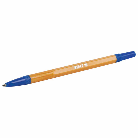 Ручка шариковая STAFF "Basic Orange BP-03", СИНЯЯ, корпус оранжевый, Ручка шариковая STAFF "Basic Orange BP-03", СИНЯЯ, корпус оранжевый,