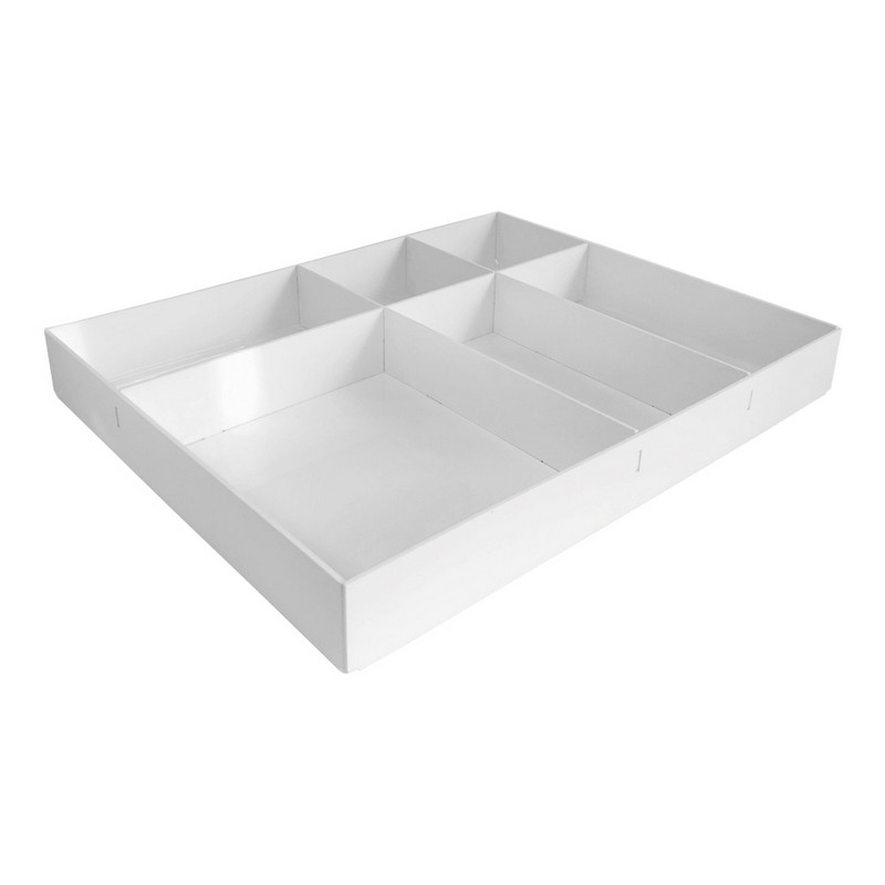Лоток вложение в бокс или ящик стола, 6 отделений, 40х255х315 Лоток вложение в бокс или ящик стола, 6 отделений, 40х255х315