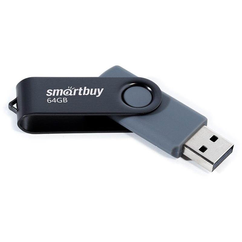 Память Smart Buy "Twist" 64GB, USB 2.0 Flash Drive, черный Память Smart Buy "Twist" 64GB, USB 2.0 Flash Drive, черный