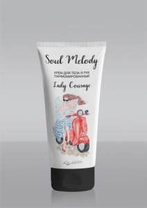 S/LIFE SOUL MELODY Крем для тела и рук парфюмированный Lady Courage 200г/24шт S/LIFE SOUL MELODY Крем для тела и рук парфюмированный Lady Courage 200г/24шт
