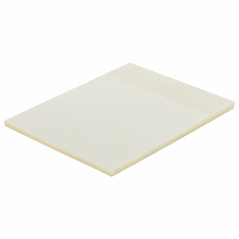 Блок самоклеящийся прозрачный (стикеры) BRAUBERG TRANSPARENT 90х70 мм, 50
