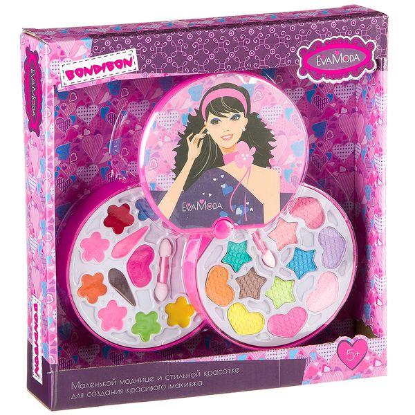 Набор детской декор. косметики Bondibon Eva Moda, BOX 27,5*26*5 см; Набор детской декор. косметики Bondibon Eva Moda, BOX 27,5*26*5 см;