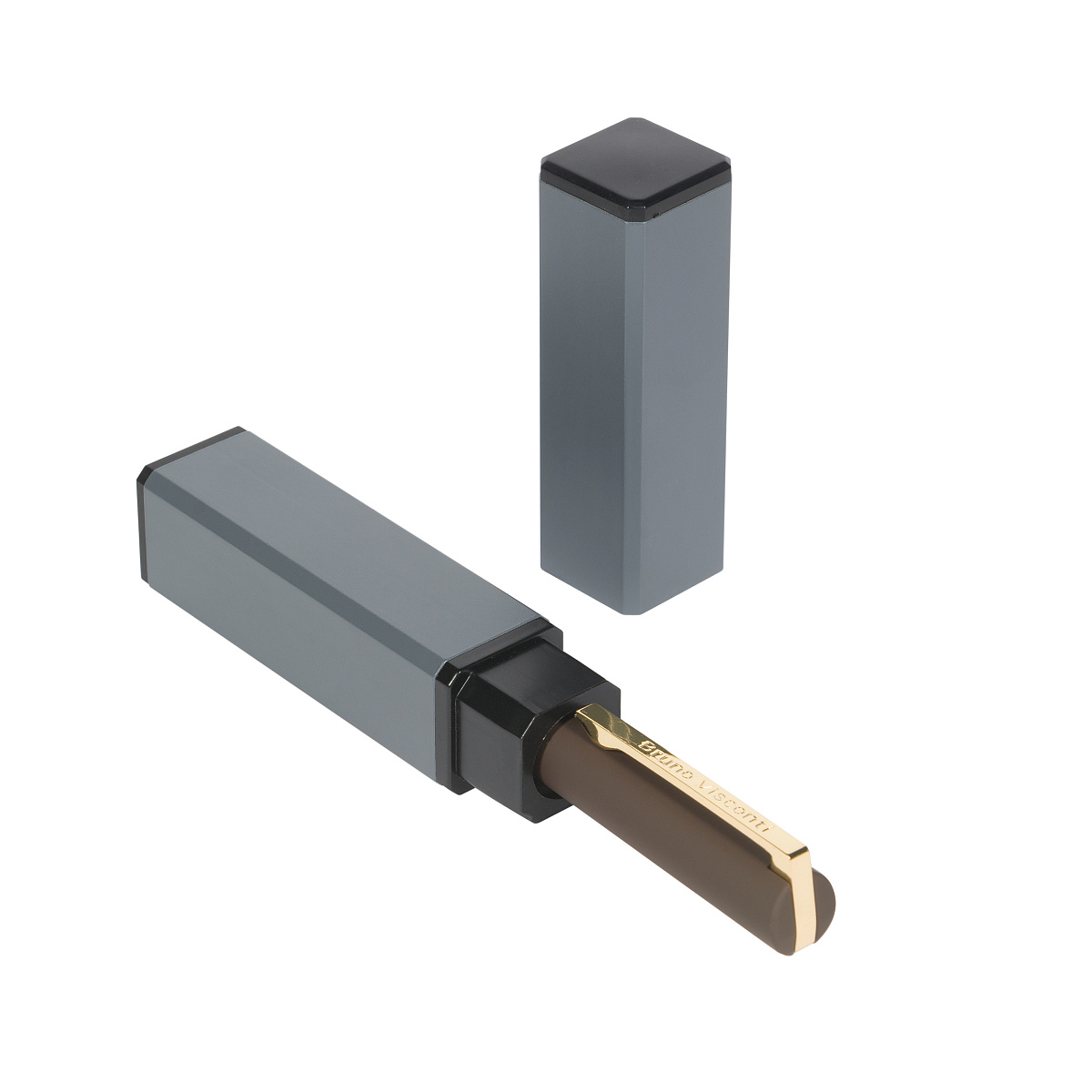 РУЧКА "MILANO" В ТУБУСЕ ПРЯМОУГОЛЬНОЙ ФОРМЫ 1,0 ММ, СИНЯЯ (корпус