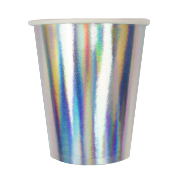 Стаканы Радужные фольгированные 220 мл 6 шт Стаканы Радужные фольгированные 220 мл 6 шт