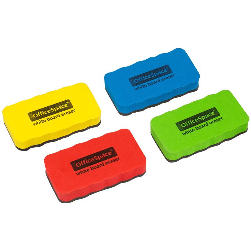 Губка-стиратель для досок OfficeSpace 57*107мм, на магните, материал EVA, Губка-стиратель для досок OfficeSpace 57*107мм, на магните, материал EVA,