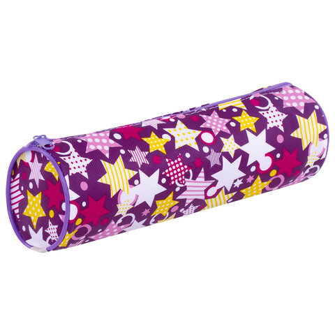 Пенал-тубус ПИФАГОР, мягкий, "STARS", 20х7 см, 229267 Пенал-тубус ПИФАГОР, мягкий, "STARS", 20х7 см, 229267
