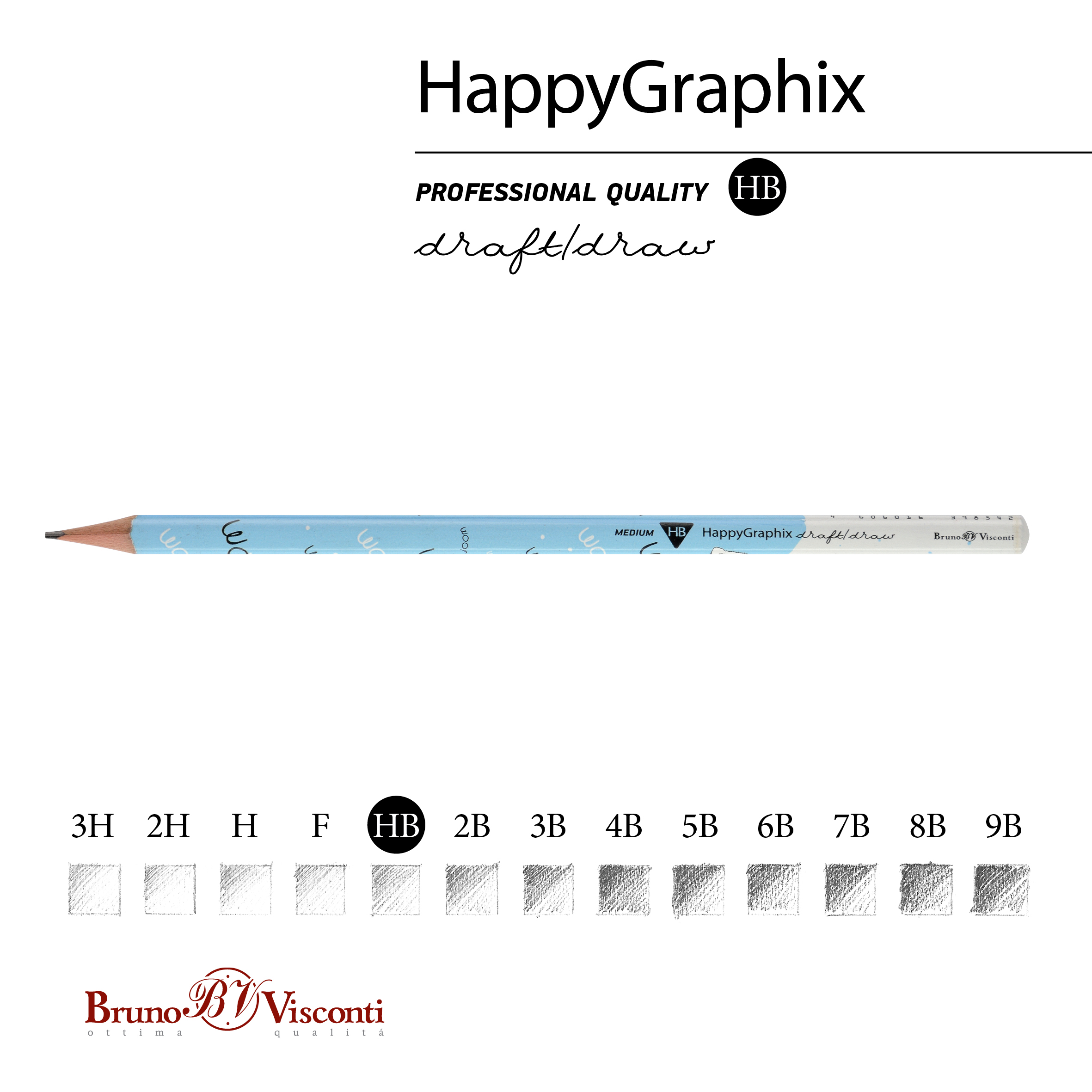 КАРАНДАШ ЧЕРНОГРАФИТОВЫЙ "HappyGraphix" ВЕСЕЛАЯ СОБАЧКА НВ