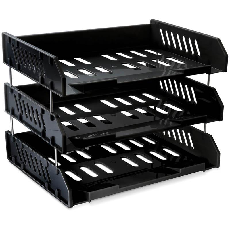 Лоток горизонтальный с широкой загрузкой на металлических стержнях Лоток горизонтальный с широкой загрузкой на металлических стержнях