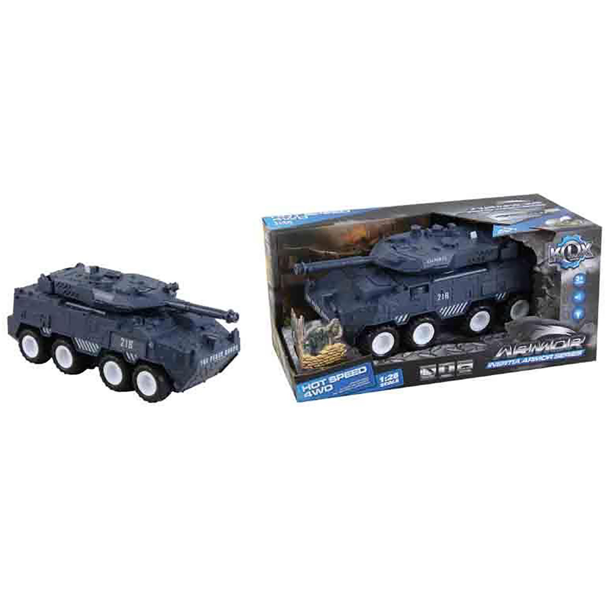 Танк на батарейках, 15х29,5х13,5, коробка Танк на батарейках, 15х29,5х13,5, коробка