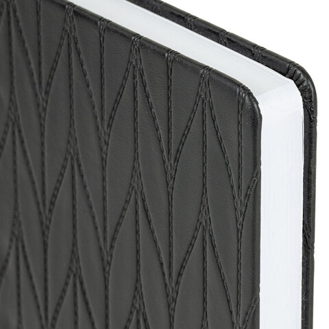 Ежедневник недатированный А5 138х213 мм, BRAUBERG "Braided", под кожу,