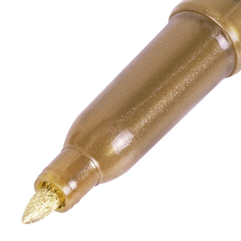 Маркер для декорирования и рисования ЗОЛОТИСТЫЙ BRAUBERG ART METALLIC, линия Маркер для декорирования и рисования ЗОЛОТИСТЫЙ BRAUBERG ART METALLIC, линия