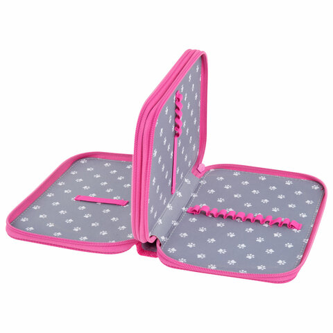 Пенал BRAUBERG, 2 отделения, полиэстер, 21х14 см, "Hi there", 273536 Пенал BRAUBERG, 2 отделения, полиэстер, 21х14 см, "Hi there", 273536