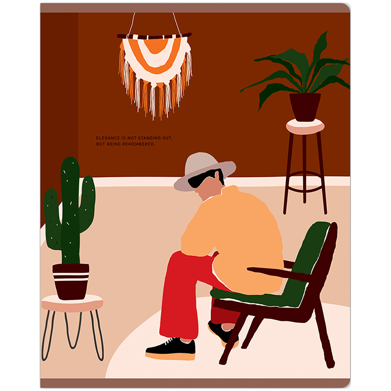 Тетрадь 48л., А5, клетка Greenwich Line "Men", матовая ламинация,