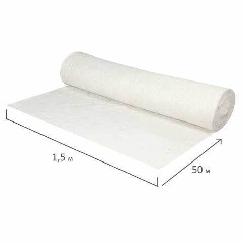 Полотно техническое ХПП ПЛОТНОЕ светлое, ЛАЙМА премиум, 1,5х50 м, 210 г/м2, шаг Полотно техническое ХПП ПЛОТНОЕ светлое, ЛАЙМА премиум, 1,5х50 м, 210 г/м2, шаг