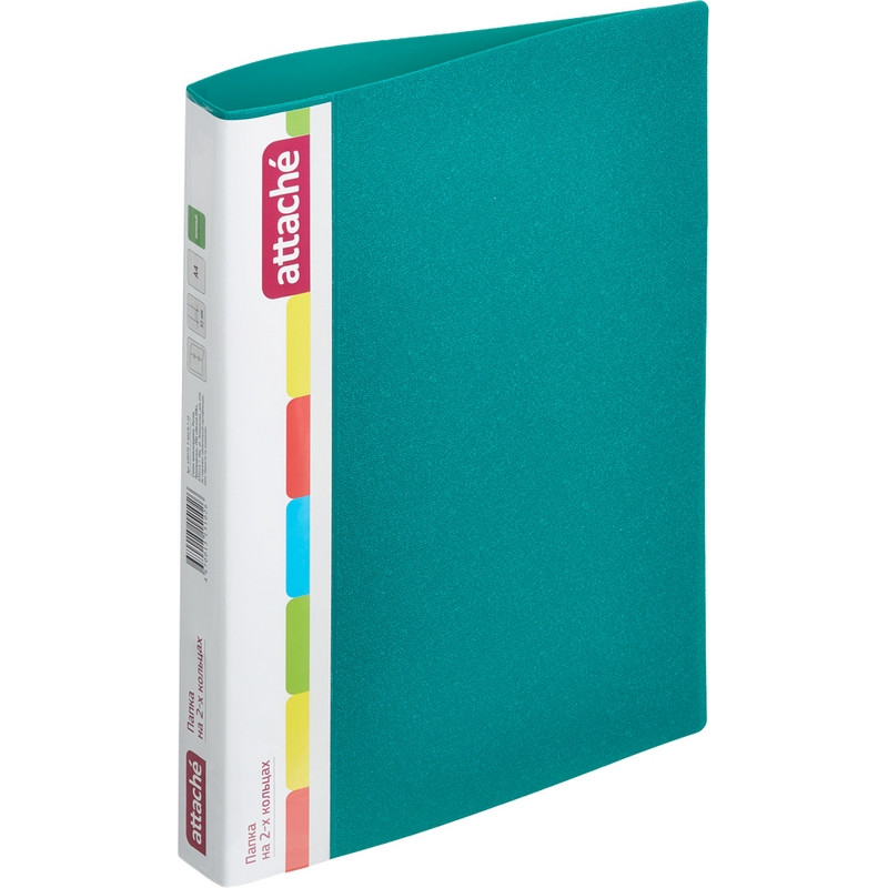 Папка на 2-х кольцах пласт. 25/32мм А4 Attache 07 зеленый 971050 Папка на 2-х кольцах пласт. 25/32мм А4 Attache 07 зеленый 971050