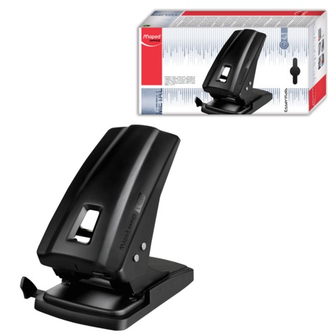 Дырокол MAPED (Франция) "Essentials", металлический, мощный, на 70 Дырокол MAPED (Франция) "Essentials", металлический, мощный, на 70