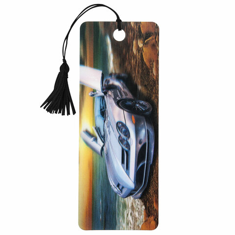 Закладка для книг 3D, BRAUBERG, объемная, "Мерседес", с декоративным Закладка для книг 3D, BRAUBERG, объемная, "Мерседес", с декоративным