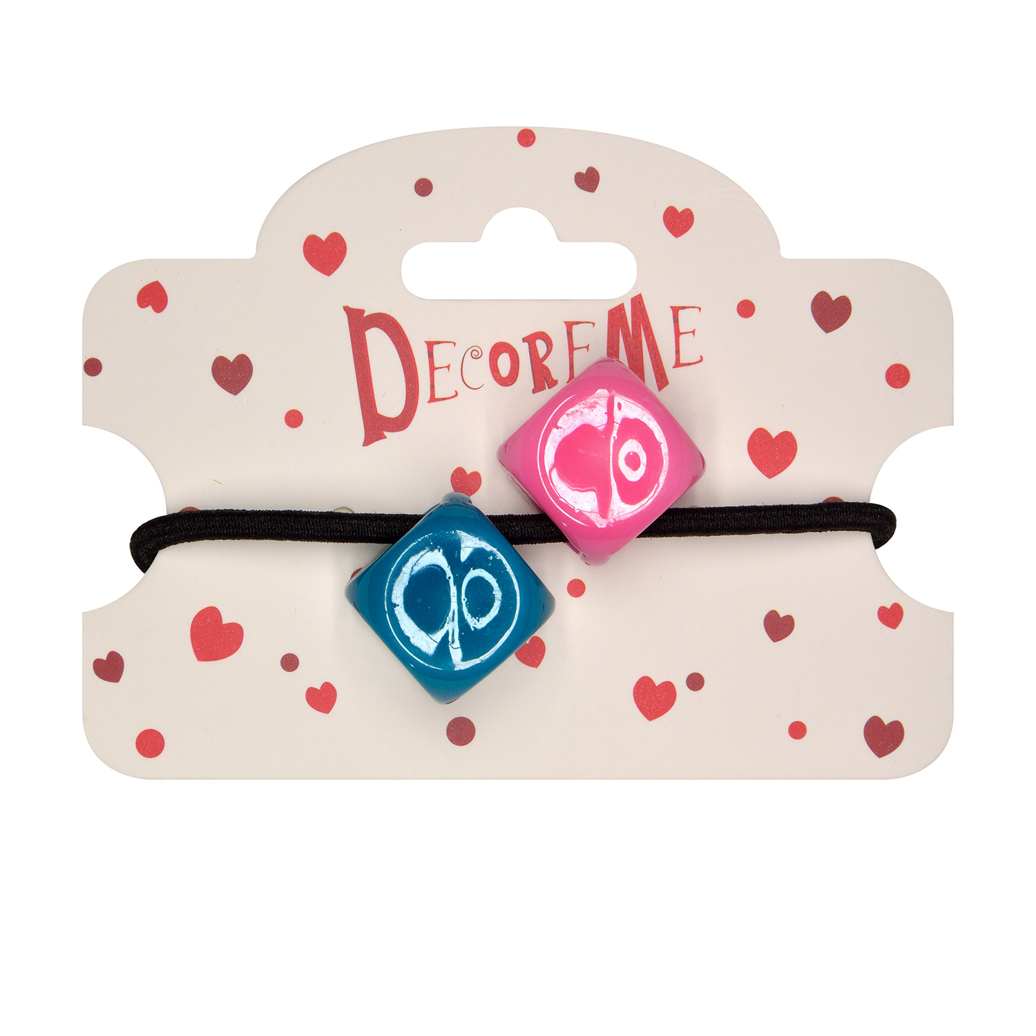 РЕЗИНКА ДЛЯ ВОЛОС "КУБИКИ. ГЛЯНЕЦ" 1 ШТ, 3 ЦВЕТА РЕЗИНКА ДЛЯ ВОЛОС "КУБИКИ. ГЛЯНЕЦ" 1 ШТ, 3 ЦВЕТА