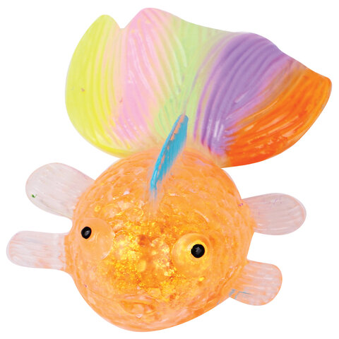Игрушка-антистресс "РЫБКА", 11 см, ассорти 4 цвета, дисплей, JOLLY JOT