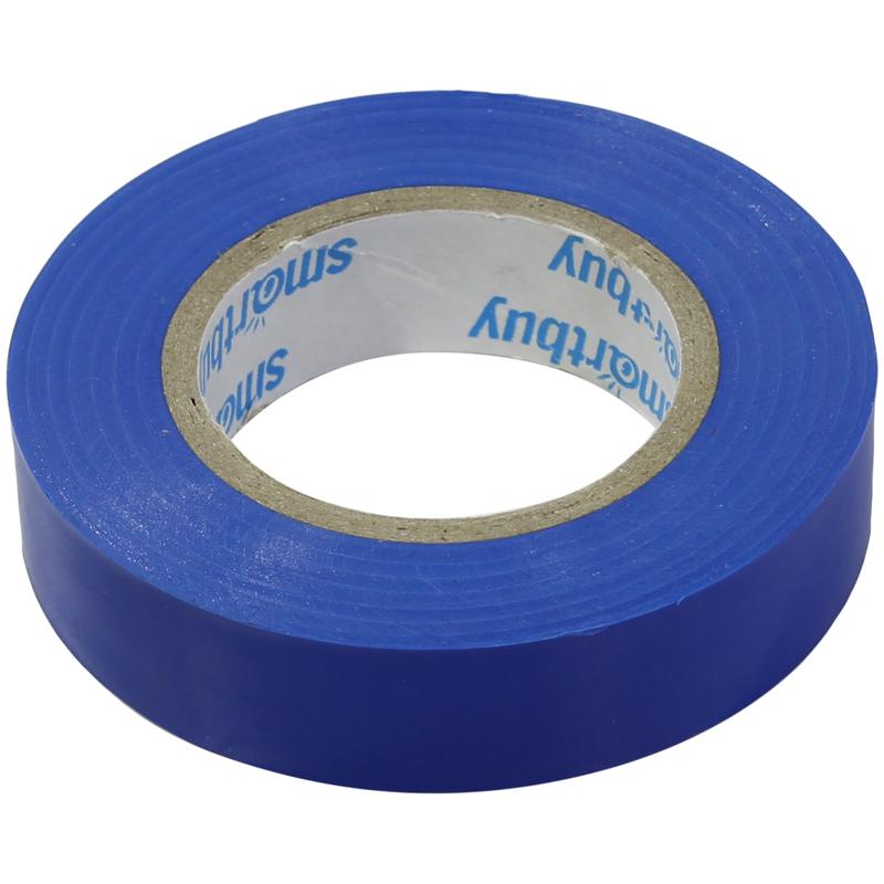 Изолента Smartbuy, 15мм*20м 130мкм, синяя, инд. упаковка Изолента Smartbuy, 15мм*20м 130мкм, синяя, инд. упаковка