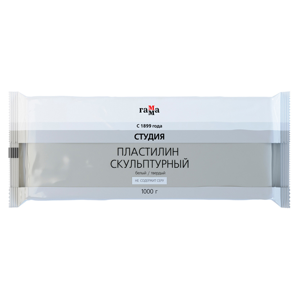 Пластилин скульптурный Гамма "Студия", белый, твердый, 1кг. Пластилин скульптурный Гамма "Студия", белый, твердый, 1кг.