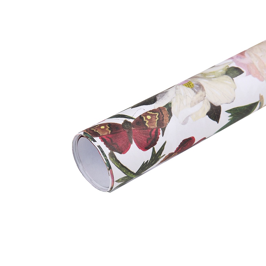УПАКОВОЧНАЯ БУМАГА "FLORA. ПИОНЫ", 70 х100 см
