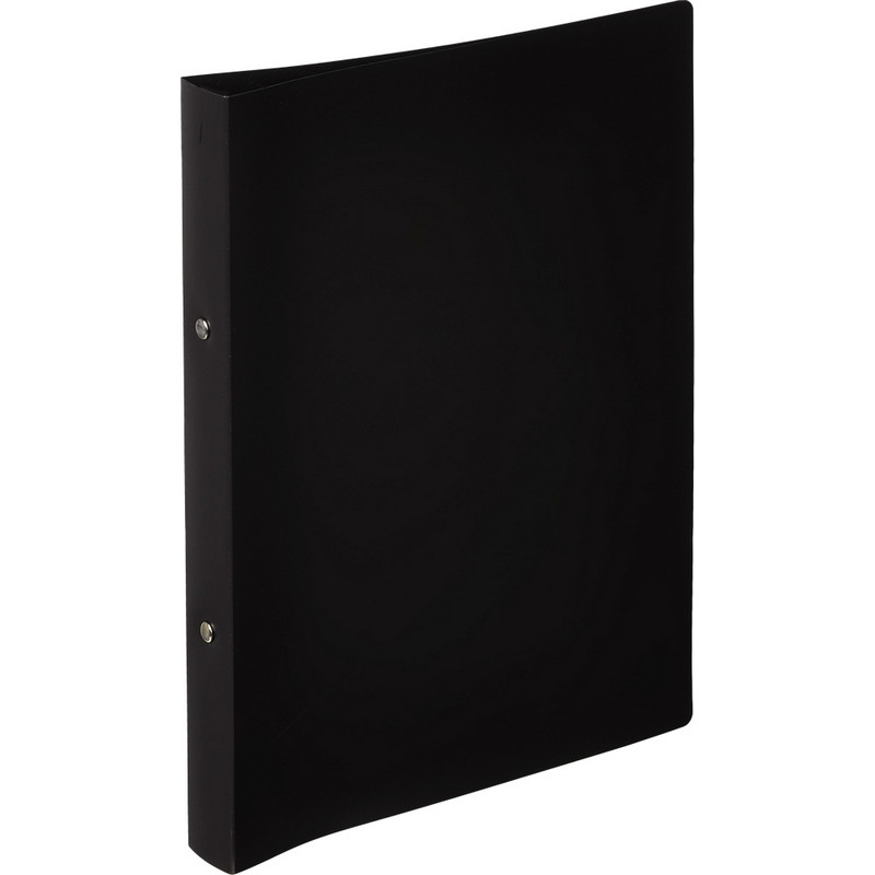 Папка на 2-х кольцах пласт. 17/32мм А4 ATTACHE F502/045 черная штр. Папка на 2-х кольцах пласт. 17/32мм А4 ATTACHE F502/045 черная штр.