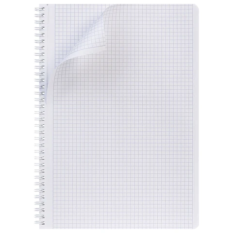 Тетрадь А4, 96 л., HATBER, гребень, клетка, Soft-touch ламинация, СОЛО Тетрадь А4, 96 л., HATBER, гребень, клетка, Soft-touch ламинация, СОЛО