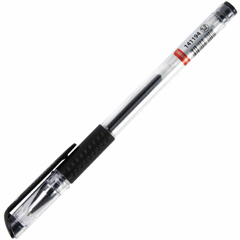 Ручка гелевая с грипом BRAUBERG "Number One", ЧЕРНАЯ, узел 0,5 мм, Ручка гелевая с грипом BRAUBERG "Number One", ЧЕРНАЯ, узел 0,5 мм,