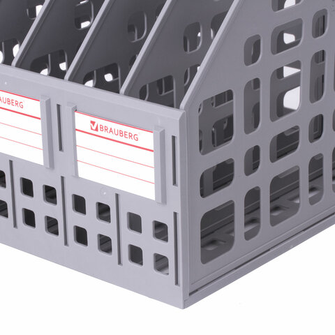 Лоток вертикальный для бумаг BRAUBERG "MAXI Plus", 240 мм, 6 Лоток вертикальный для бумаг BRAUBERG "MAXI Plus", 240 мм, 6