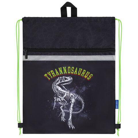 Мешок для обуви BRAUBERG, с петлей, светоотражающая полоса, 2 отделения, 46х36 Мешок для обуви BRAUBERG, с петлей, светоотражающая полоса, 2 отделения, 46х36