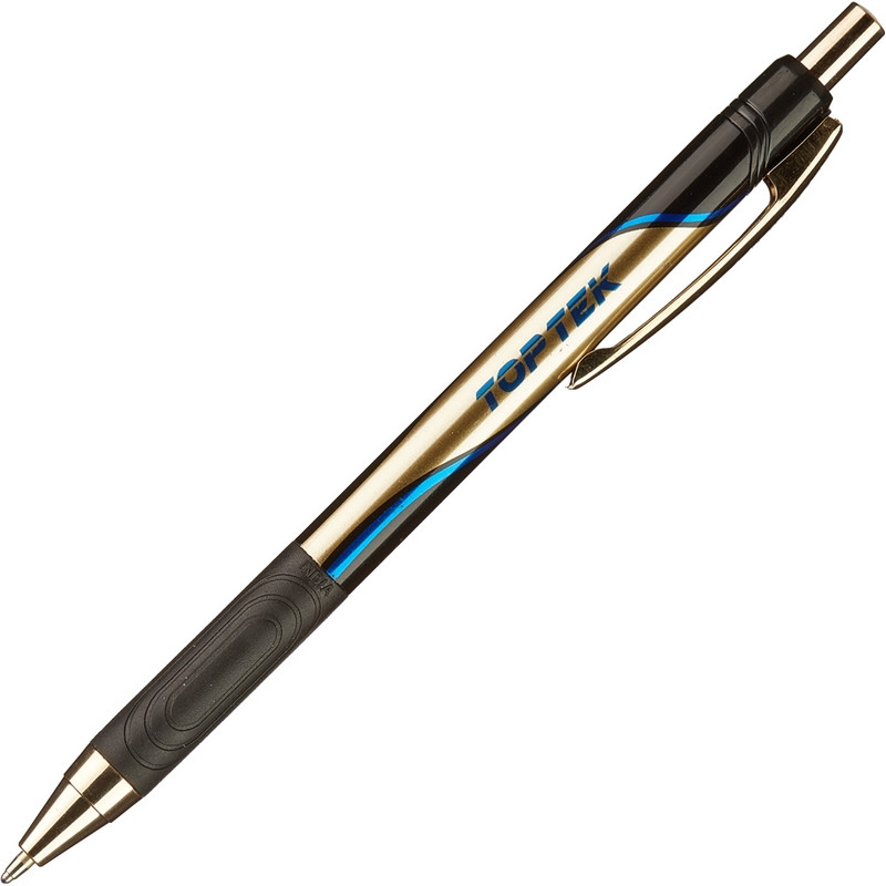 Ручка шариковая Unimax Top Tek Top Tek RT Gold DC 1мм, син, масл, авт. Ручка шариковая Unimax Top Tek Top Tek RT Gold DC 1мм, син, масл, авт.
