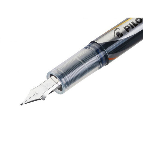 Ручка перьевая PILOT V-Pen, ЧЕРНАЯ, корпус серый, линия письма 0,58 мм, SVP-4M B Ручка перьевая PILOT V-Pen, ЧЕРНАЯ, корпус серый, линия письма 0,58 мм, SVP-4M B