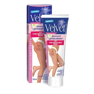 Velvet Крем для депиляции для чувств.кожи, 100мл/16шт, арт.7125 Velvet Крем для депиляции для чувств.кожи, 100мл/16шт, арт.7125