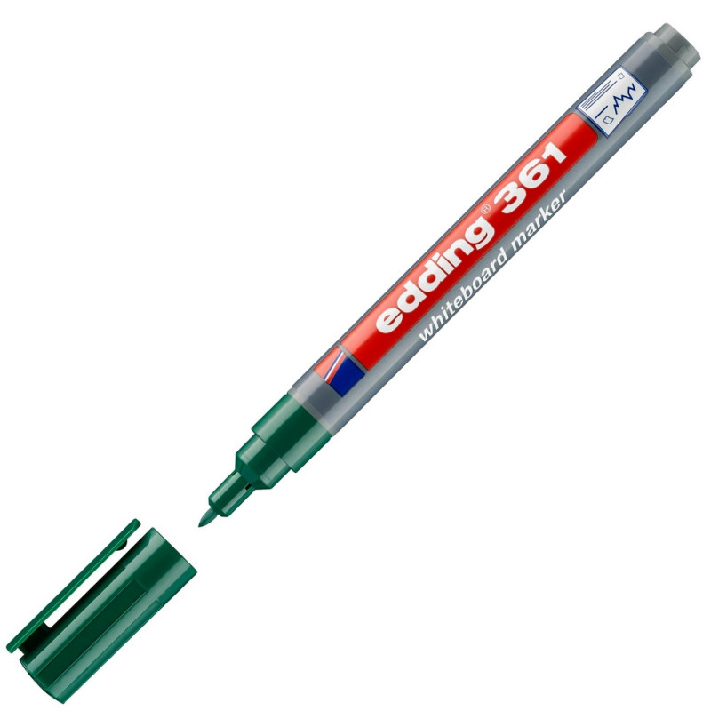 Маркер для досок EDDING 361/4, 1 мм, зеленый Маркер для досок EDDING 361/4, 1 мм, зеленый