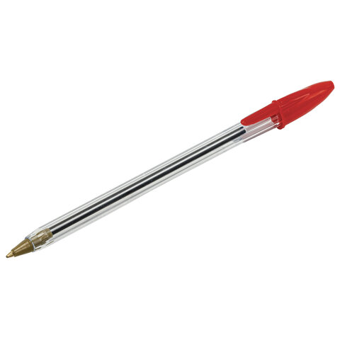 Ручка шариковая STAFF "Basic Budget BP-04", КРАСНАЯ, линия письма 0,5 Ручка шариковая STAFF "Basic Budget BP-04", КРАСНАЯ, линия письма 0,5